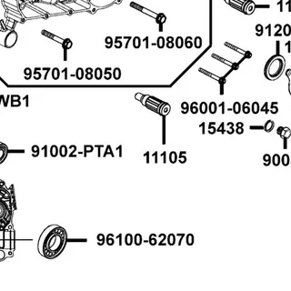 96100-62070-00 BRG RADIAL BALL 6207 — diagram cutout