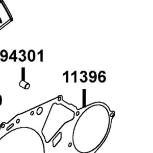 11396-PWB1-900 GASKET R COVER — diagram cutout
