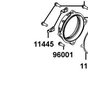 11445-LFA5-800 PLATE PRIMARY SHAFT COVER — diagram cutout