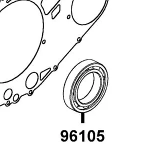 96105-LFA5-80B BEARING BALL RADIAL 6815RS — diagram cutout