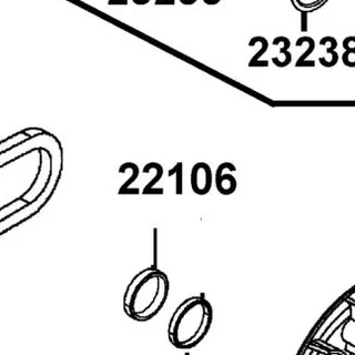 22106-LBA7-920 COLLAR DRIVE FACE A — diagram cutout