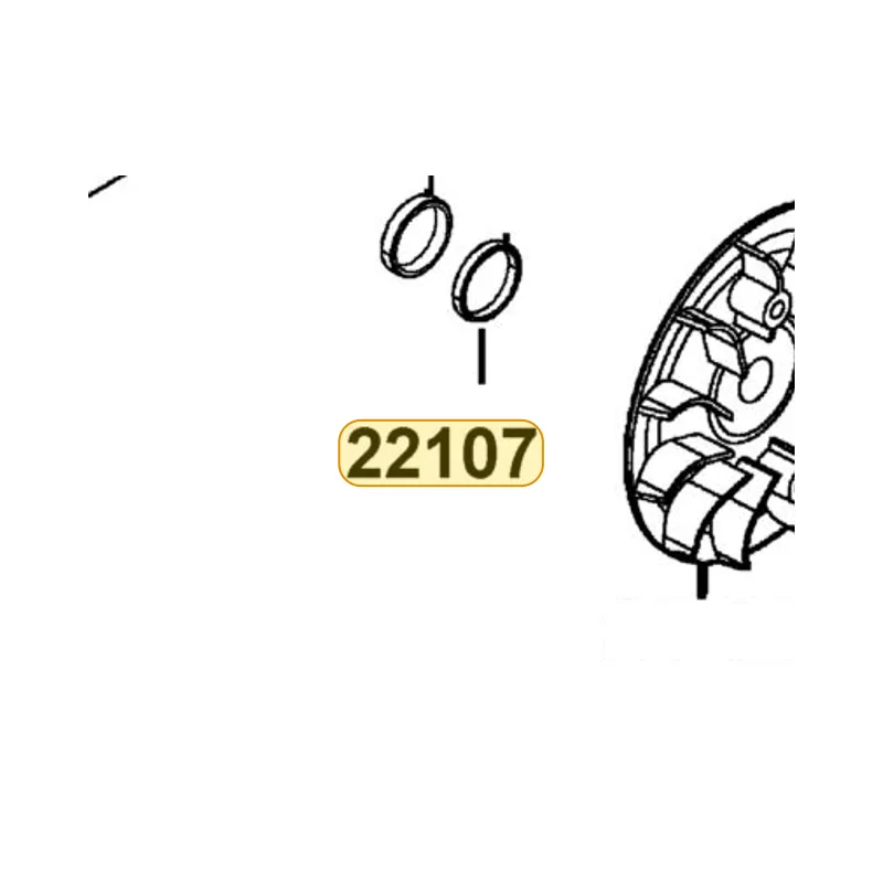 22107-LBA7-910 COLLAR DRIVE FACE B — diagram cutout