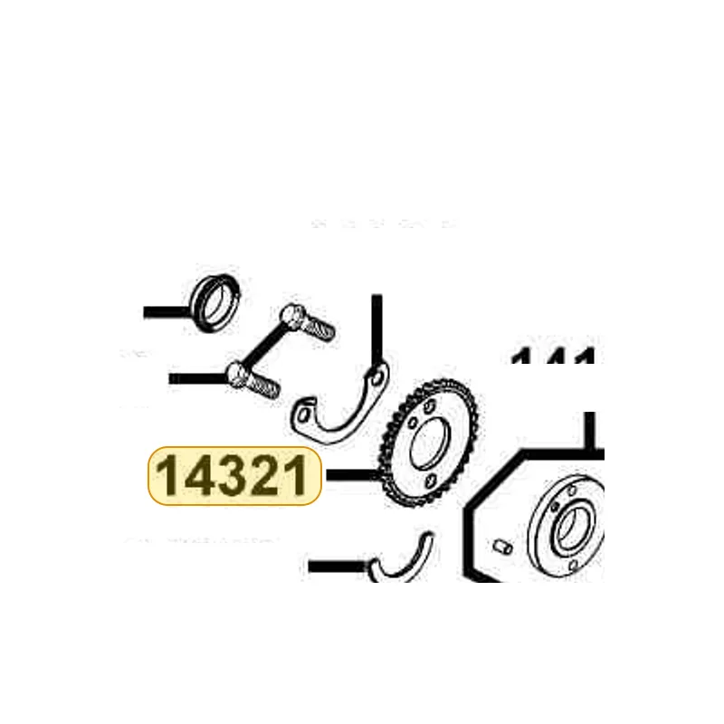14321-PWB1-900 SPROCKET CAM — diagram cutout