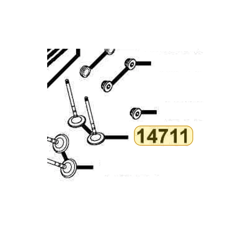 14711-PWB1-900 VALVE INTAKE — diagram cutout