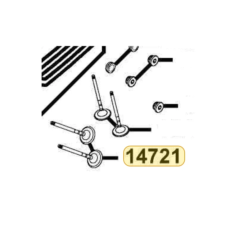 14721-PWB1-900 VALVE EXHAUST — diagram cutout