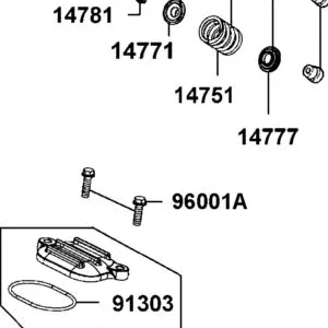 14777-PWB1-900 SEAT VALVE SPRING — diagram cutout