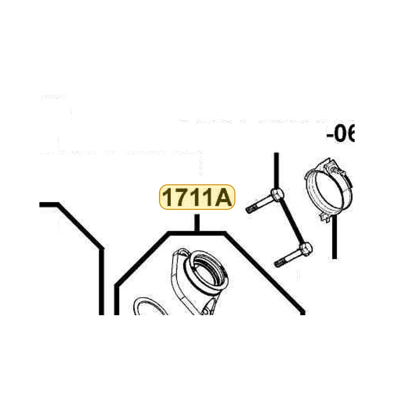 1711A-PWB1-900 MAINFOLD ASSY CARB — diagram cutout