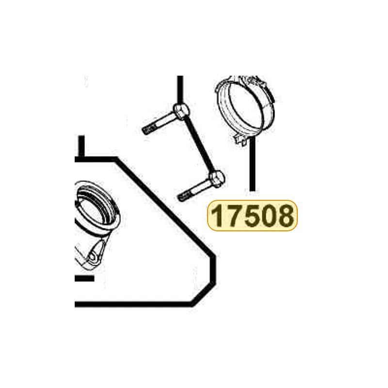 17508-PWB1-900 CLAMP D56 — diagram cutout
