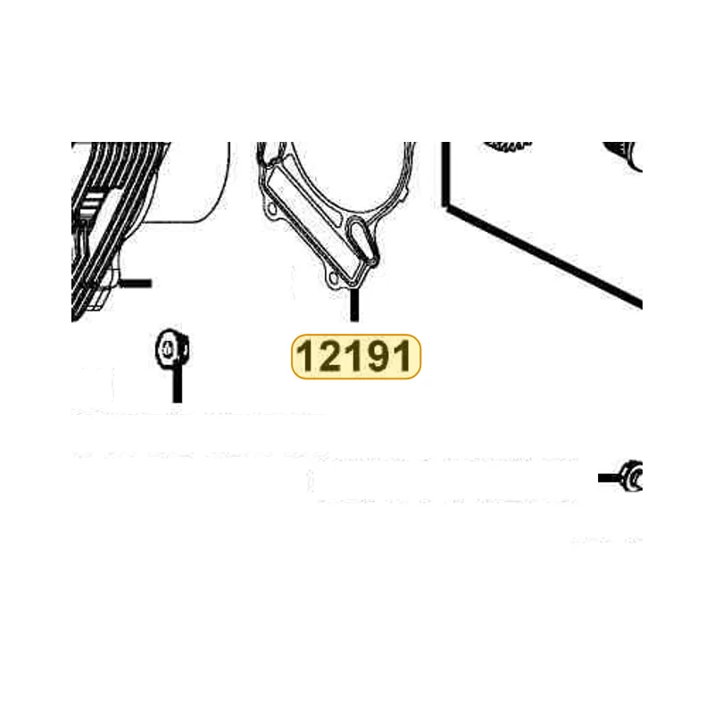 12191-PWB1-900 GASKET CYLINDER A — diagram cutout