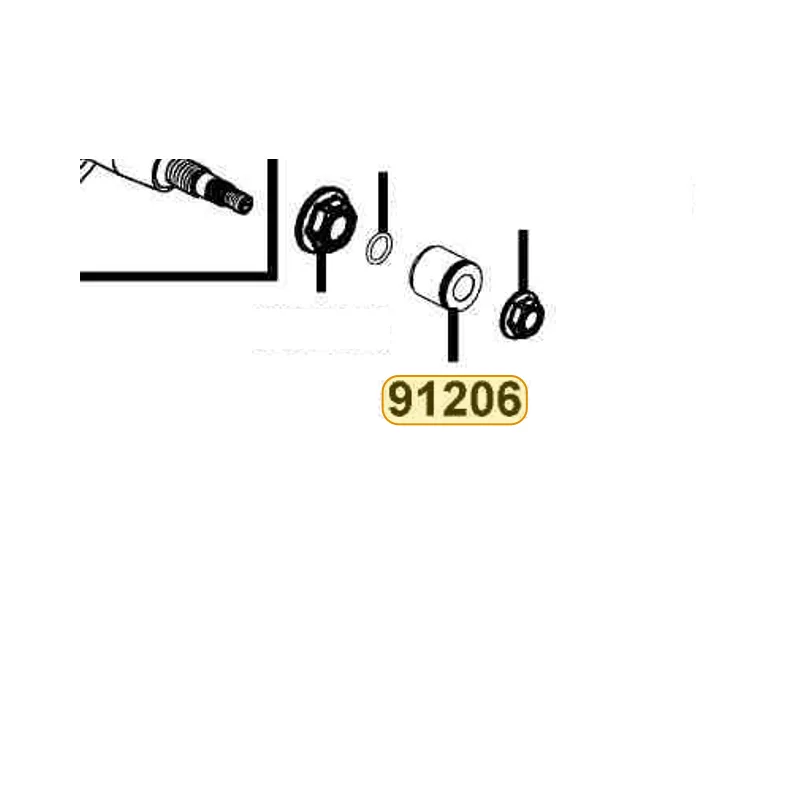 91206-PWB1-900 COLLAR — diagram cutout