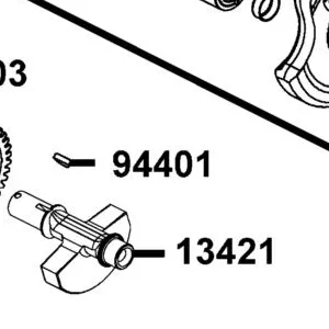 94401-16150 KEY WOODRUFF 16*15 — diagram cutout