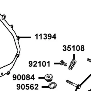 11394-PWB1-900 GASKET L COVER — diagram cutout