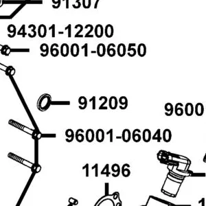 91209-PWB1-900 OIL SEAL 12X22X9 — diagram cutout