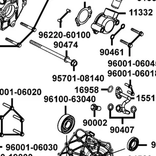 95701-08140-06 BOLT FLANGE 8*140 — diagram cutout