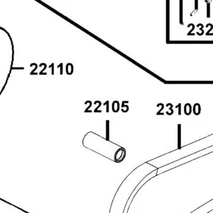 22105-PWB1-900 BOSS DRIVE FACE — diagram cutout