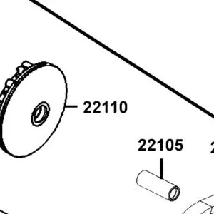 22110-ZXA6-M01 FACE COMP MOVABLE — diagram cutout