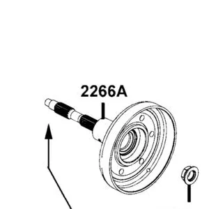 2266A-PWB1-800 GEAR ASSY PRIMARY DRIVE — diagram cutout