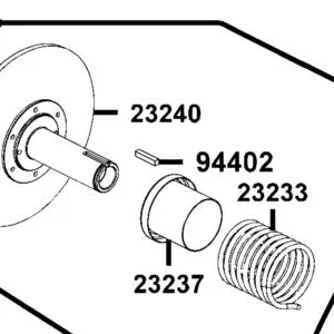 23240-ZXA6-M01 FACE ASSY DRIVEN — diagram cutout