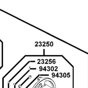 23250-ZXA6-M01 CAP ASSY DRIVEN CLUTCH — diagram cutout