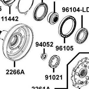 94052-LFA5-800 NUT.FLANGE 18mm — diagram cutout