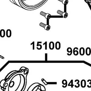 15100-PWB1-900 OIL PUMP ASSY — diagram cutout
