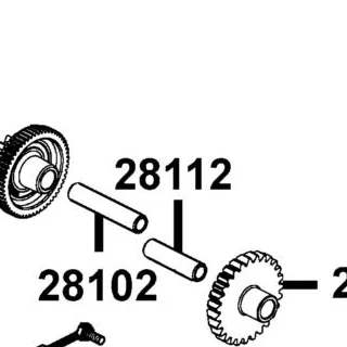28112-PWB1-900 SHAFT A STARTER REDUCTION GEAR — diagram cutout