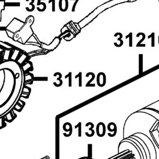 31120-LFA5-E00 STATOR COMP (D406) — diagram cutout