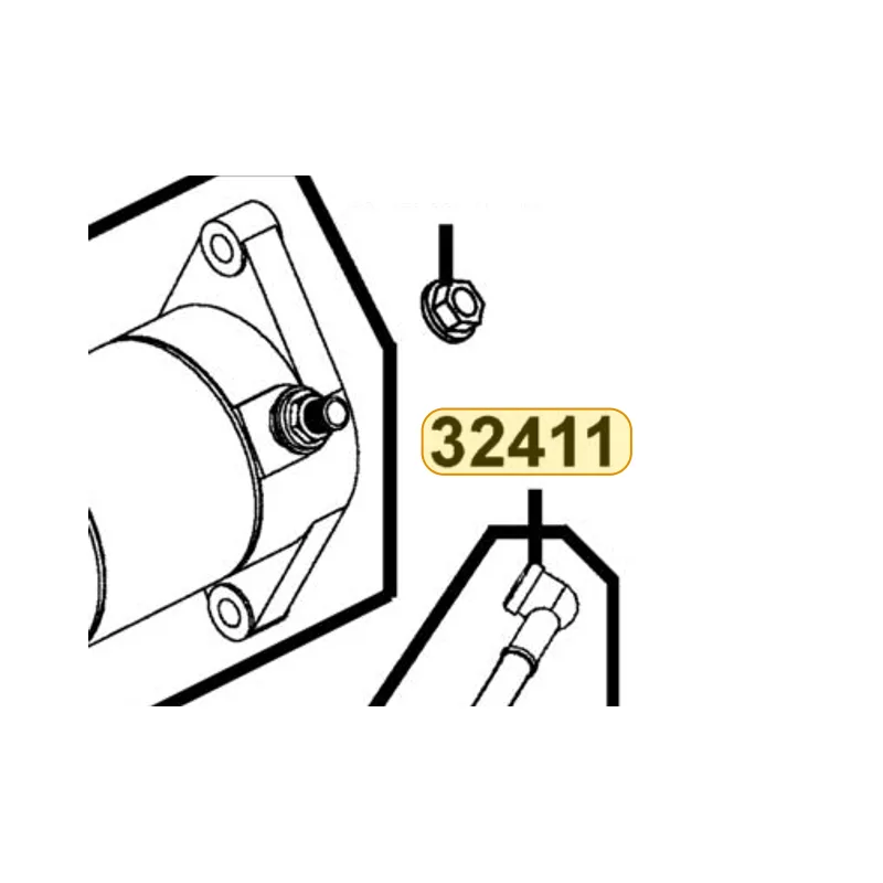 32411-2C53-001 COVER STARTING MOTOR TERMINAL — diagram cutout