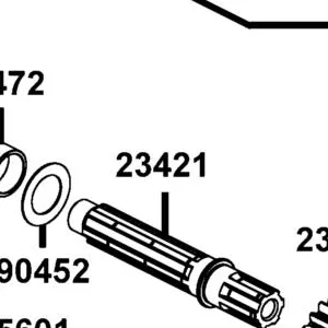 23421-PWB1-900 SHAFT COUNTER — diagram cutout