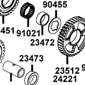 23472-PWB1-900 RING 25 INNER — diagram cutout
