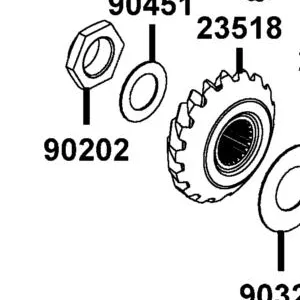 90202-PWB1-900 NUT DRIVE B GEAR M20X1.5 — diagram cutout