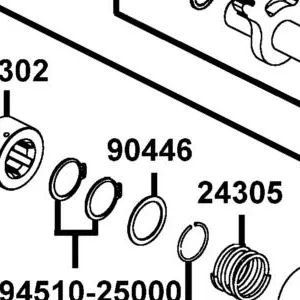 90446-PWB1-900 WASHER 25X32X1 — diagram cutout
