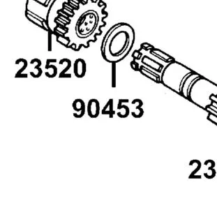 90453-1G07-001 WASHER THRUST 20M/M — diagram cutout