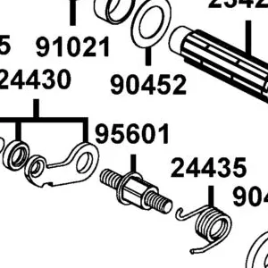 95601-PWB1-900 SUPPORT CAM STOPPER — diagram cutout