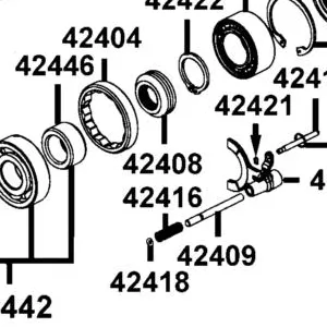 42408-LFA5-900 COUPLER DRIVE — diagram cutout
