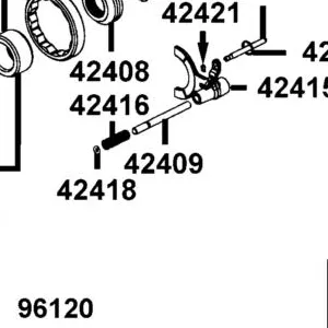42409-LFA5-900 SHAFT SHUTTLE — diagram cutout