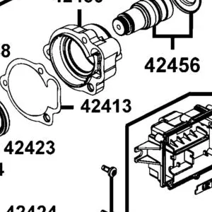 42413-LFA5-900 GASKET FLANGE — diagram cutout