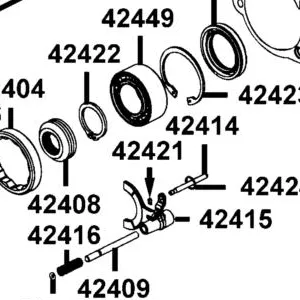 42421-LFA5-900 RING RETAINING (4mm EXT) — diagram cutout