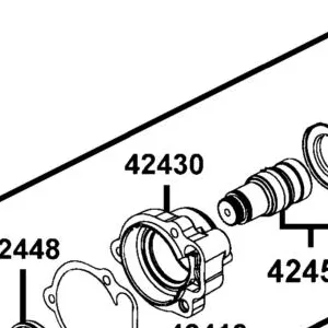 42430-LFA5-900 HOUSING PINION MACH — diagram cutout