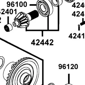 42442-LFA5-900 PINION(11 TOOTH)-ASSEMBLY — diagram cutout