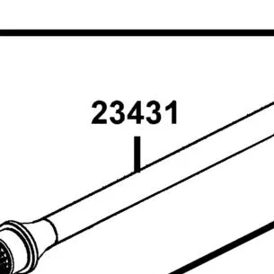 23431-PWB1-900 SHAFT FINAL DRIVEN FRONT — diagram cutout