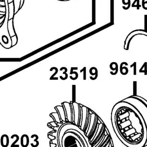 23519-PWB1-900 BEVEL GEAR???DRIVEN — diagram cutout