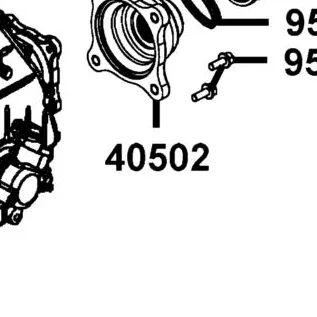 40502-PRB2-900 FLANGE OUTPUT — diagram cutout