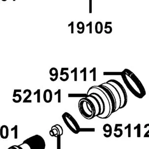 95111-PWB1-900 CLAMP BOOT — diagram cutout