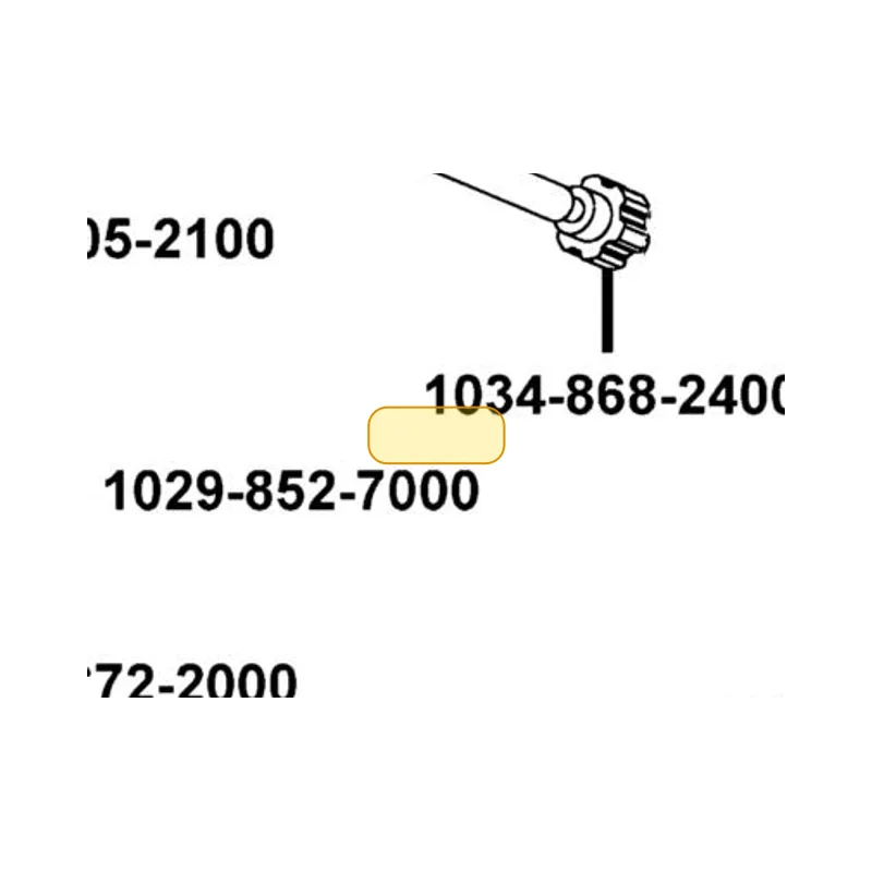 1034-868-2400 STOP SCREW — diagram cutout