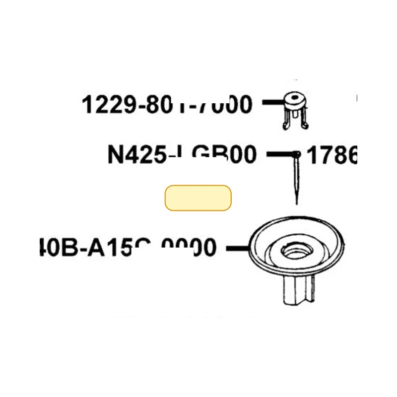 N425-LGB00 JET NEEDLE COMP — diagram cutout