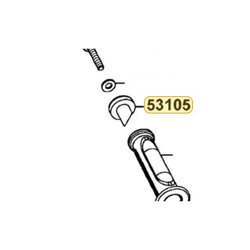 53105-LGN5-E00 END. HANDLEBAR-BLACK — diagram cutout