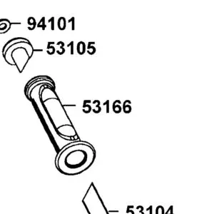 53166-LGN5-E00 GRIP???HANDLEBAR — diagram cutout