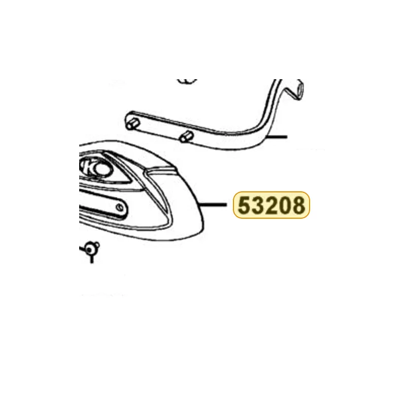 53208-LGN5-E00-N1R PROTECTOR.L HANDLE (Black) — diagram cutout