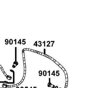 43127-LFA5-E00 HOSE???BRAKE-SECONDARY — diagram cutout
